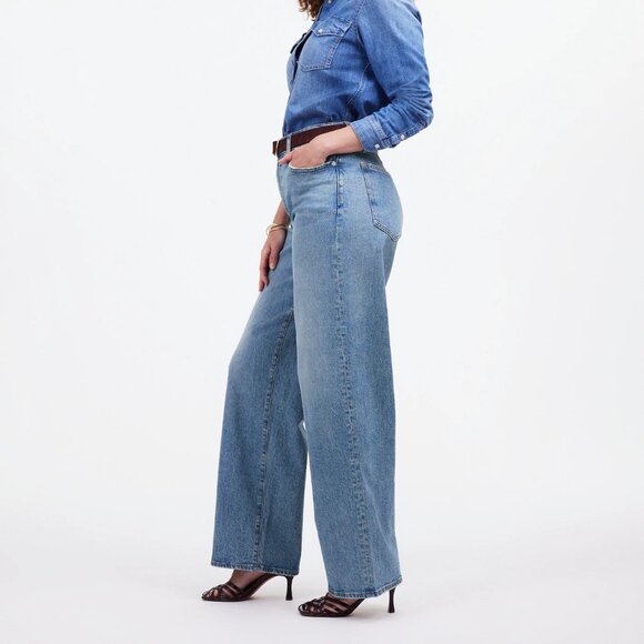 The Curvy Perfect Vintage Wide-Leg Jean (25, Enmore Wash) - Picture 2 of 12